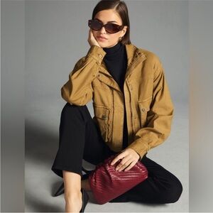 Pilcro Lexie Cropped Jacket from Anthropologie